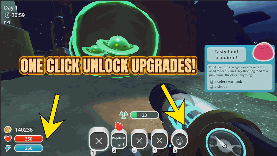 Slime Rancher — Vacpack Maxed